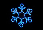 Снежинка из дюралайта LED-XM(FR)-2D-CK022-B-24'